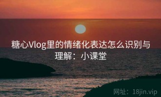 糖心Vlog里的情绪化表达怎么识别与理解：小课堂