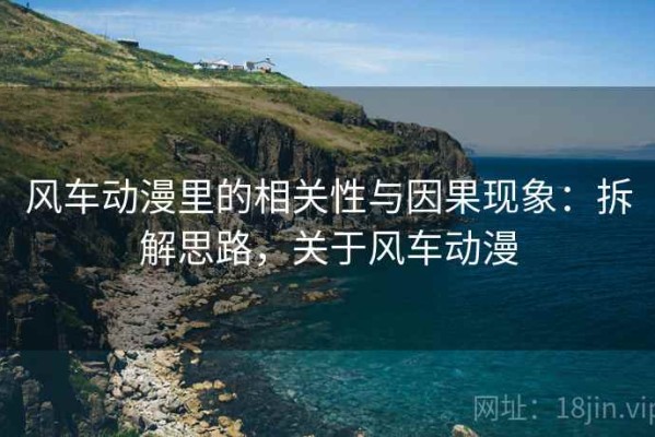风车动漫里的相关性与因果现象：拆解思路，关于风车动漫