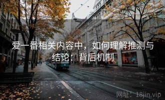 爱一番相关内容中，如何理解推测与结论：背后机制