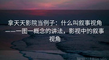 拿天天影院当例子：什么叫叙事视角——一图一概念的讲法，影视中的叙事视角