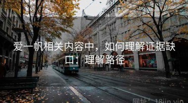 爱一帆相关内容中，如何理解证据缺口：理解路径