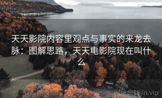 天天影院内容里观点与事实的来龙去脉：图解思路，天天电影院现在叫什么