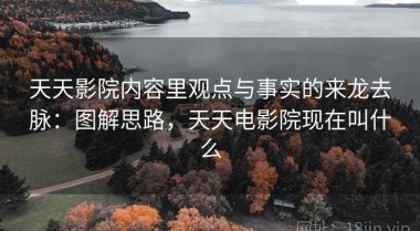 天天影院内容里观点与事实的来龙去脉：图解思路，天天电影院现在叫什么
