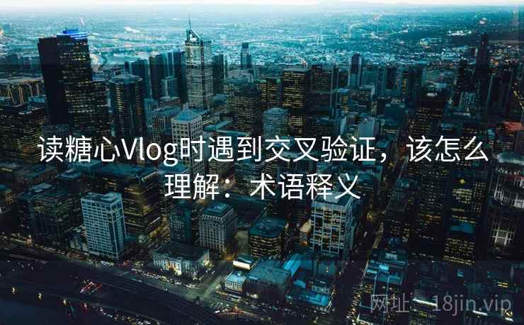 读糖心Vlog时遇到交叉验证，该怎么理解：术语释义