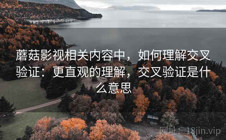 蘑菇影视相关内容中，如何理解交叉验证：更直观的理解，交叉验证是什么意思